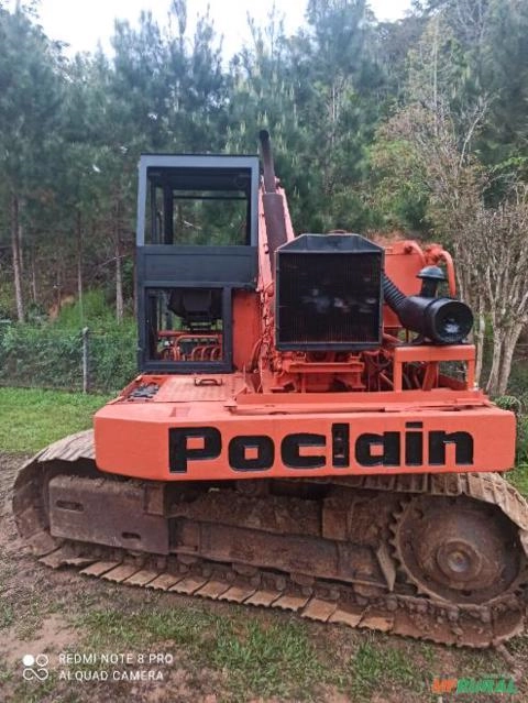 Escavadeira hidráulica poclain,1981 Imagem Escavadeira hidráulica poclain,1981