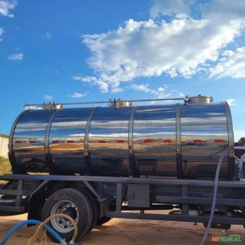 Imagem TANQUE RODOVIARIO PARA TRANSPORTE DE LEITE 9.000 LITROS Imagem TANQUE RODOVIARIO PARA TRANSPORTE DE LEITE 9.000 LITROS