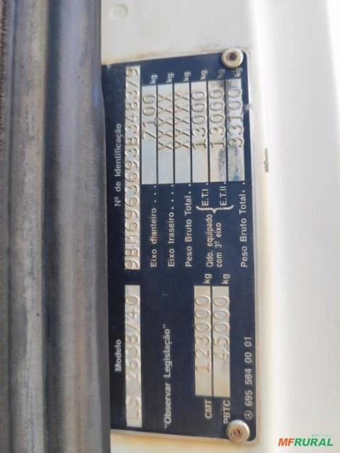 Imagem Caminhão MB 2638, acoplado com guindaste Madal, MD300L, ano 2008, com computador novo guipar Imagem Caminhão MB 2638, acoplado com guindaste Madal, MD300L, ano 2008, com computador novo guipar