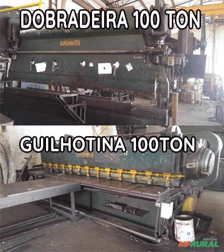 Imagem Lote de Maquinas de Serralheria industrial pesada Imagem Lote de Maquinas de Serralheria industrial pesada