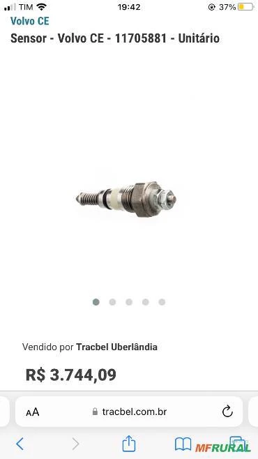 Sensor do Óleo Maquinas VOLVO Original (11705881) Volvo CE