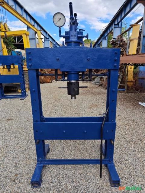 Prensa hidráulica manual 100 toneladas Imagem Prensa hidráulica manual 100 toneladas