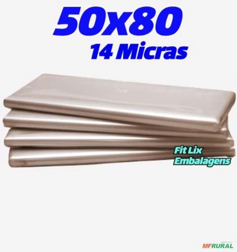 Sacos 50x80 14 micras canela