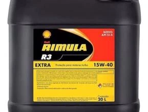 Óleo lubrificante SHELL RIMULA R3 EXTRA 15W-40