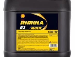 Óleo lubrificante SHELL RIMULA R3 MULTI 15W-40