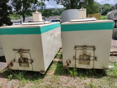 Imagem Caixa para transporte de peixe vivo Imagem Caixa para transporte de peixe vivo