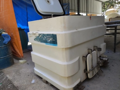 Imagem Caixa para transporte de peixe vivo Imagem Caixa para transporte de peixe vivo