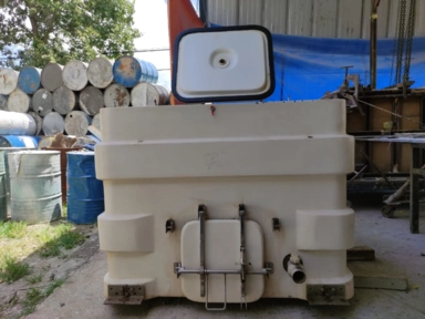 Imagem Caixa para transporte de peixe vivo Imagem Caixa para transporte de peixe vivo