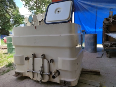 Imagem Caixa para transporte de peixe vivo Imagem Caixa para transporte de peixe vivo