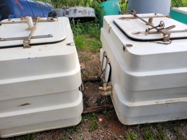 Imagem Caixa para transporte de peixe vivo Imagem Caixa para transporte de peixe vivo