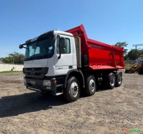 Caminhão Caçamba Actros 4844 8X4 Imagem Caminhão Caçamba Actros 4844 8X4