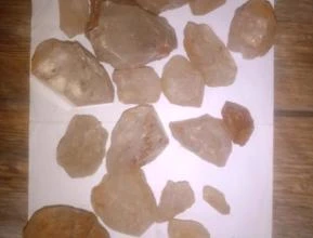 Pedras quartzo