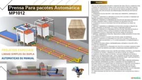 PRENSA PARA PRENSAR PACOTES DE MADEIRAS - POSSIBILITANDO A AMARRAÇÃO