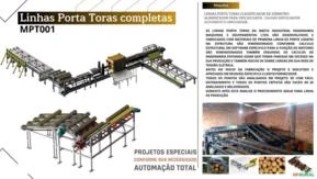 Linhas Porta Toras Completas para sua Serraria - PROJETOS ESPECIAIS