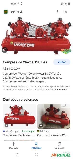 Compro compressor wayne 60 pes urgente Imagem Compro compressor wayne 60 pes urgente
