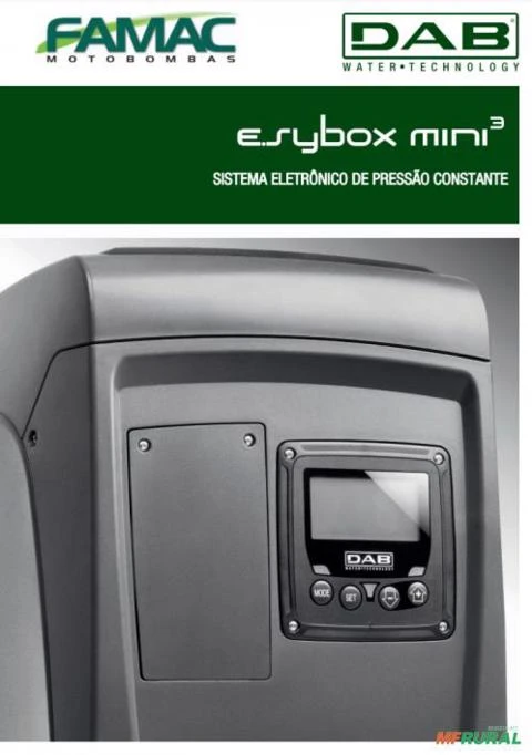 Bomba FAMAC Pressurizador Inversor ESYBOX MINI 1CV -  Voltagem: MONOF. 127V