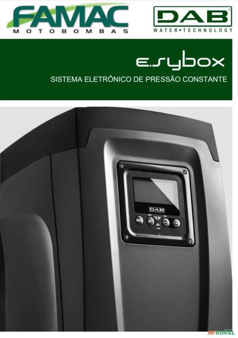 Imagem Bomba FAMAC Pressurizador Inversor ESYBOX 2CV -  Voltagem: MONOF. 220V. Imagem Bomba FAMAC Pressurizador Inversor ESYBOX 2CV -  Voltagem: MONOF. 220V.