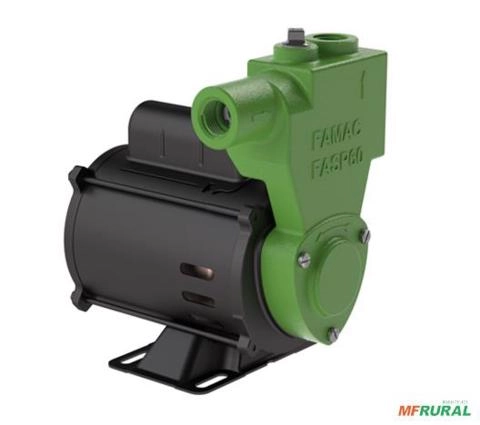 Bomba FAMAC Periférica Autoaspirante FASP80-1 76MM 1.5CV -  Voltagem: MONOF. 127/220V. Imagem Bomba FAMAC Periférica Autoaspirante FASP80-1 76MM 1.5CV -  Voltagem: MONOF. 127/220V.
