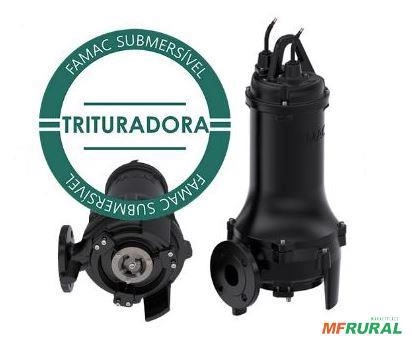 Bomba FAMAC Submersivel Trituradora FBS-NG-JAC-7522G1 160MM 7,5CV - Voltagem: TRIF. 380V. Imagem Bomba FAMAC Submersivel Trituradora FBS-NG-JAC-7522G1 160MM 7,5CV - Voltagem: TRIF. 380V.