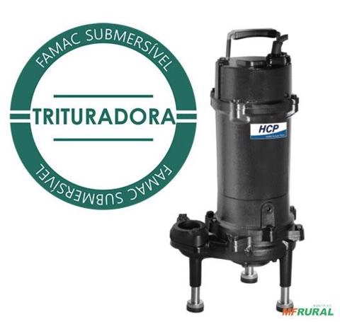 Bomba FAMAC Submersivel Trituradora 50GF22.2 120MM 3CV - Voltagem: TRIF. 440V. Imagem Bomba FAMAC Submersivel Trituradora 50GF22.2 120MM 3CV - Voltagem: TRIF. 440V.