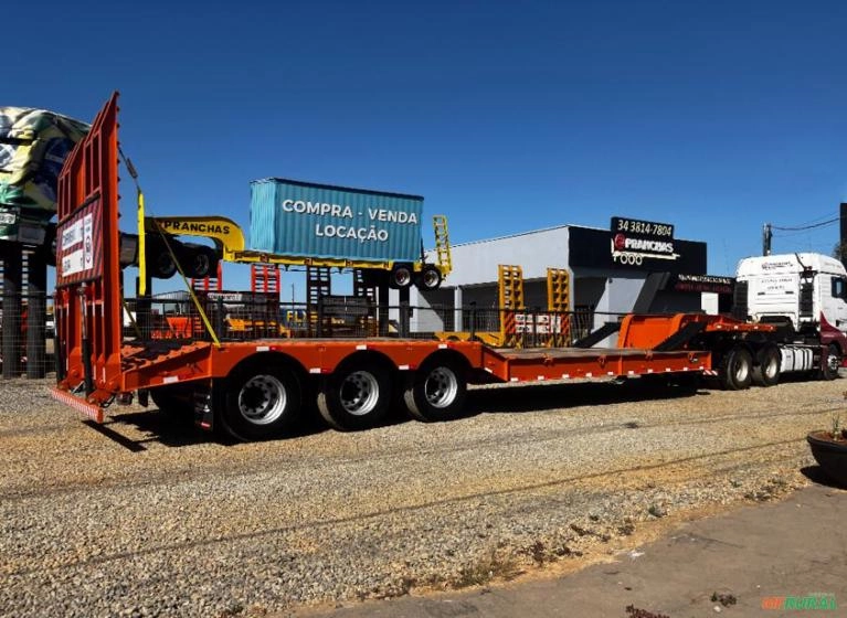 Prancha Carrega Tudo Semi Rebaixada 03 Eixos Imagem Prancha Carrega Tudo Semi Rebaixada 03 Eixos