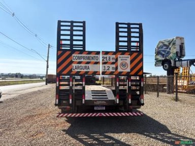 Imagem Prancha Carrega Tudo 03 eixos Pescoço Removível 2025 Seminova Imagem Prancha Carrega Tudo 03 eixos Pescoço Removível 2025 Seminova