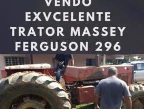 Trator Massey Ferguson 296 4x4 ano 96