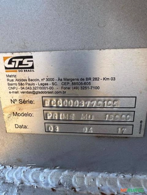 Imagem Graneleira GTS Multiuso 16.000 Ano 2017 Imagem Graneleira GTS Multiuso 16.000 Ano 2017