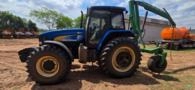 Trator New Holland NH TM 7040 Ano 2009 Imagem Trator New Holland NH TM 7040 Ano 2009