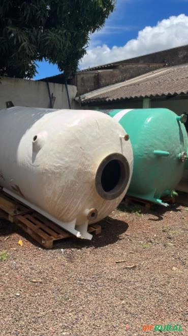 Tanque reservatório de fibra de vidro Imagem Tanque reservatório de fibra de vidro