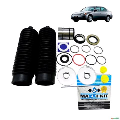 Reparo Caixa de Direção Hidráulica Civic 96/00 Imagem Reparo Caixa de Direção Hidráulica Civic 96/00