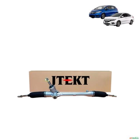 Caixa de Direção Mecânica Para Coluna Elétrica Honda New Fit  / City Imagem Caixa de Direção Mecânica Para Coluna Elétrica Honda New Fit  / City