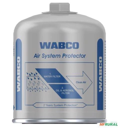 Filtro Secador Ar Prata p/ Scania 4329012282 WABCO Imagem Filtro Secador Ar Prata p/ Scania 4329012282 WABCO