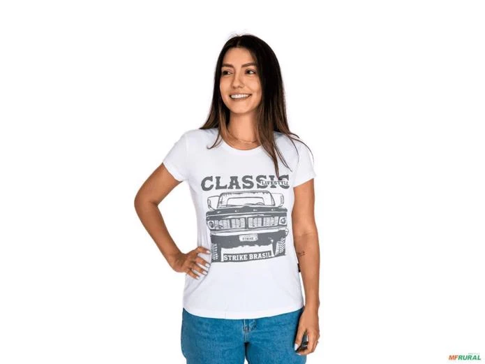 CAMISETA STK® - F100 CLASSIC | BRANCA FEM