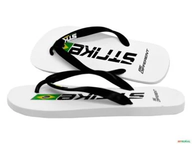 Chinelo Strike Brasil White