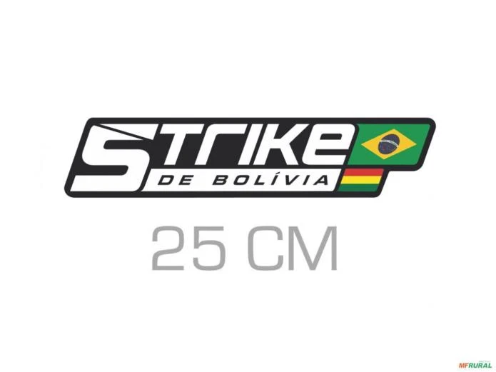 Adesivo Médio Refletivo Oficial Strike Brasil Bolívia