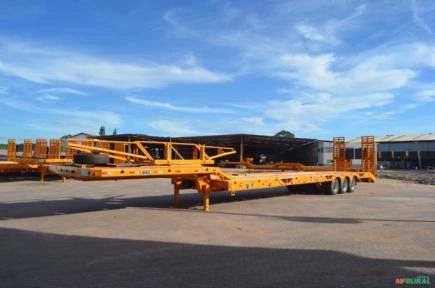 Carreta prancha 3 Eixos agricola Imagem Carreta prancha 3 Eixos agricola