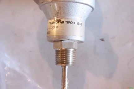 Sensor termopar 0~600ºc 1/2 tipo k i300 +1150º
