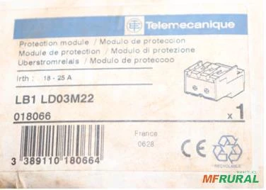 Modulo protecao termomagnetico 18-25a  LB1LD03M22 telemecanique