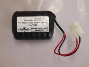 Bateria painel/monitor circuito proteção incêndio 18156 amerex