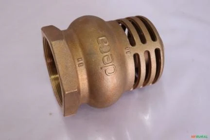 valvula de retencao bronze para fundo de poco rosca npt 200lbs - 3,UN,2Válvulas