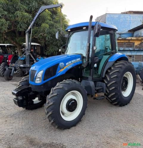 Trator New Holland TL5.80 (4x4) 80cv Ano 2021 Imagem Trator New Holland TL5.80 (4x4) 80cv Ano 2021