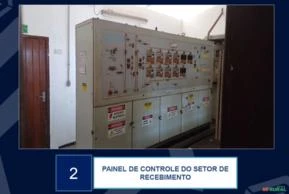 PAINEL DE CONTROLE DO SETOR DE RECEBIMENTO