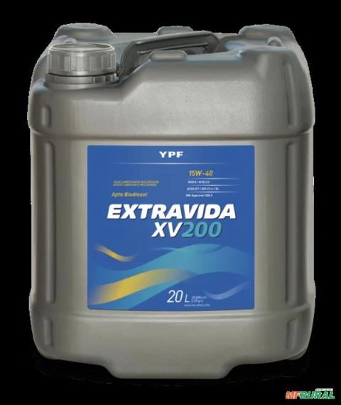 Óleo lubrificante YPF Extravida XV200 15W40 CI-4 20L