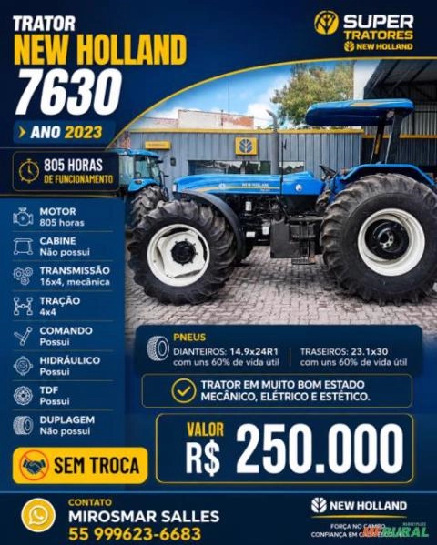 Trator 7630 Imagem Trator 7630