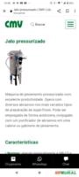 Jato de granelha pessurizado  CMV  280lts Imagem Jato de granelha pessurizado  CMV  280lts