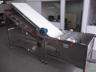 Descascadora de camarão com alimentador Imagem Descascadora de camarão com alimentador