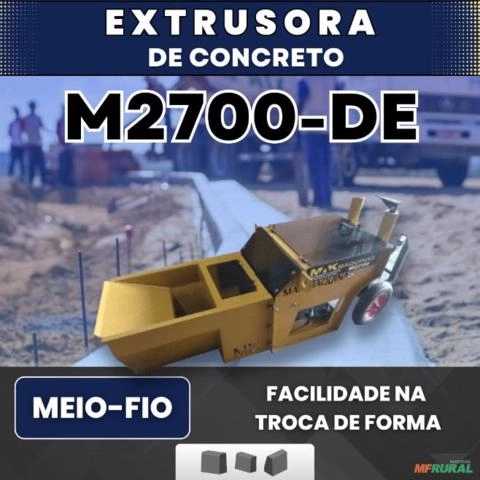 Máquina Extrusora de Concreto M2700-DE | Meio Fio | DIESEL Imagem Máquina Extrusora de Concreto M2700-DE | Meio Fio | DIESEL