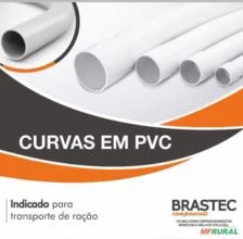 CURVA PVC 45º 75X3,3X1500MM C/B