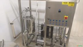 Vendo Conjunto completo de pasteurização capacidade 1000L/Hora